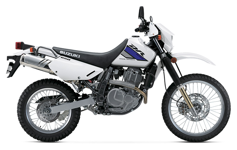 New 2021 Suzuki DR650S Solid Special White Motorcycles in