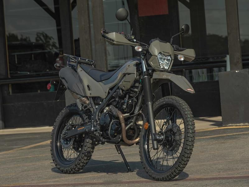 New 2026 Kawasaki KLX 230 DF ABS Medium Cloudy Gray | Motorcycles
