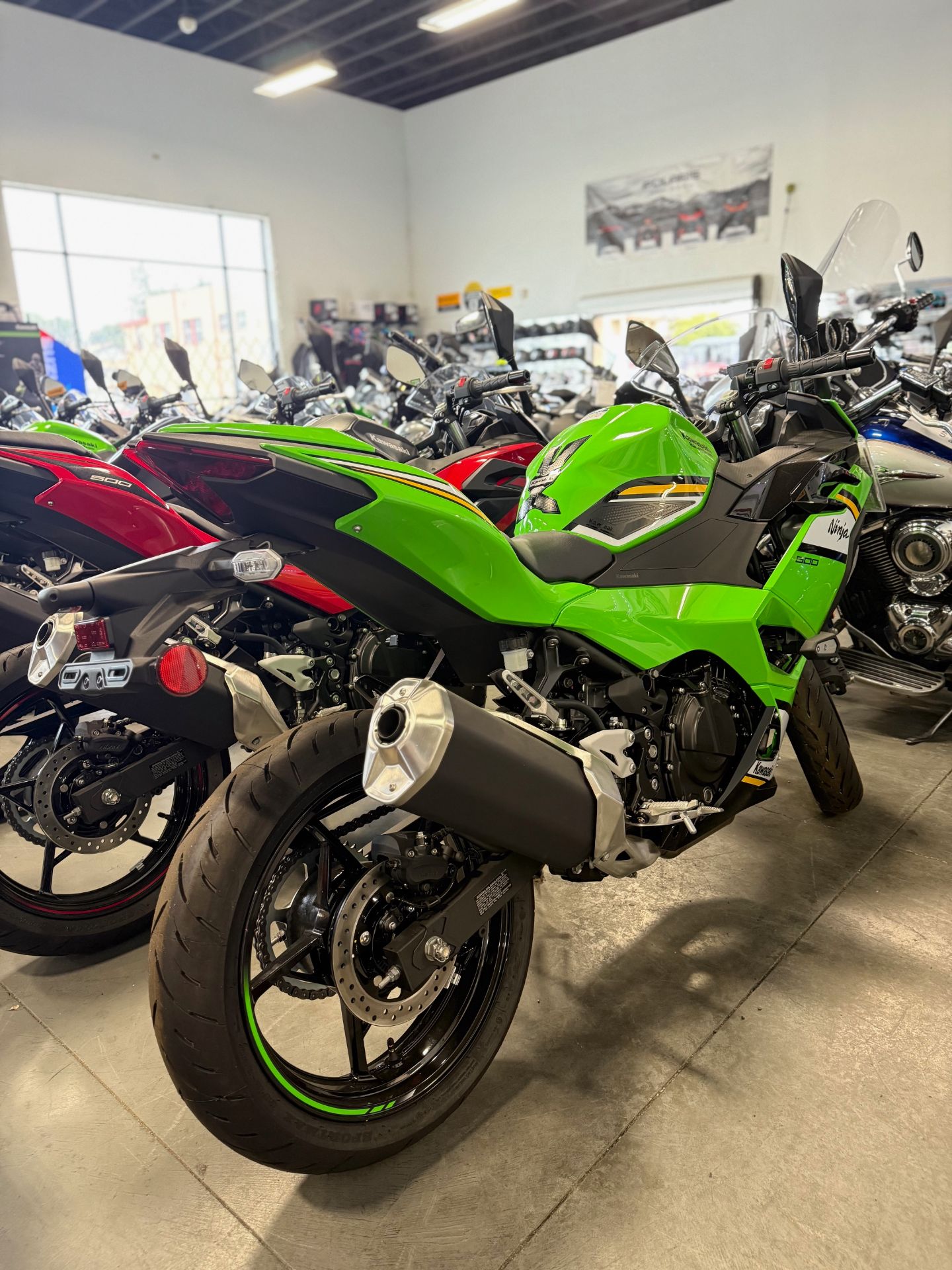 New 2025 Kawasaki Ninja 500 SE KRT Edition ABS Lime Green / Ebony