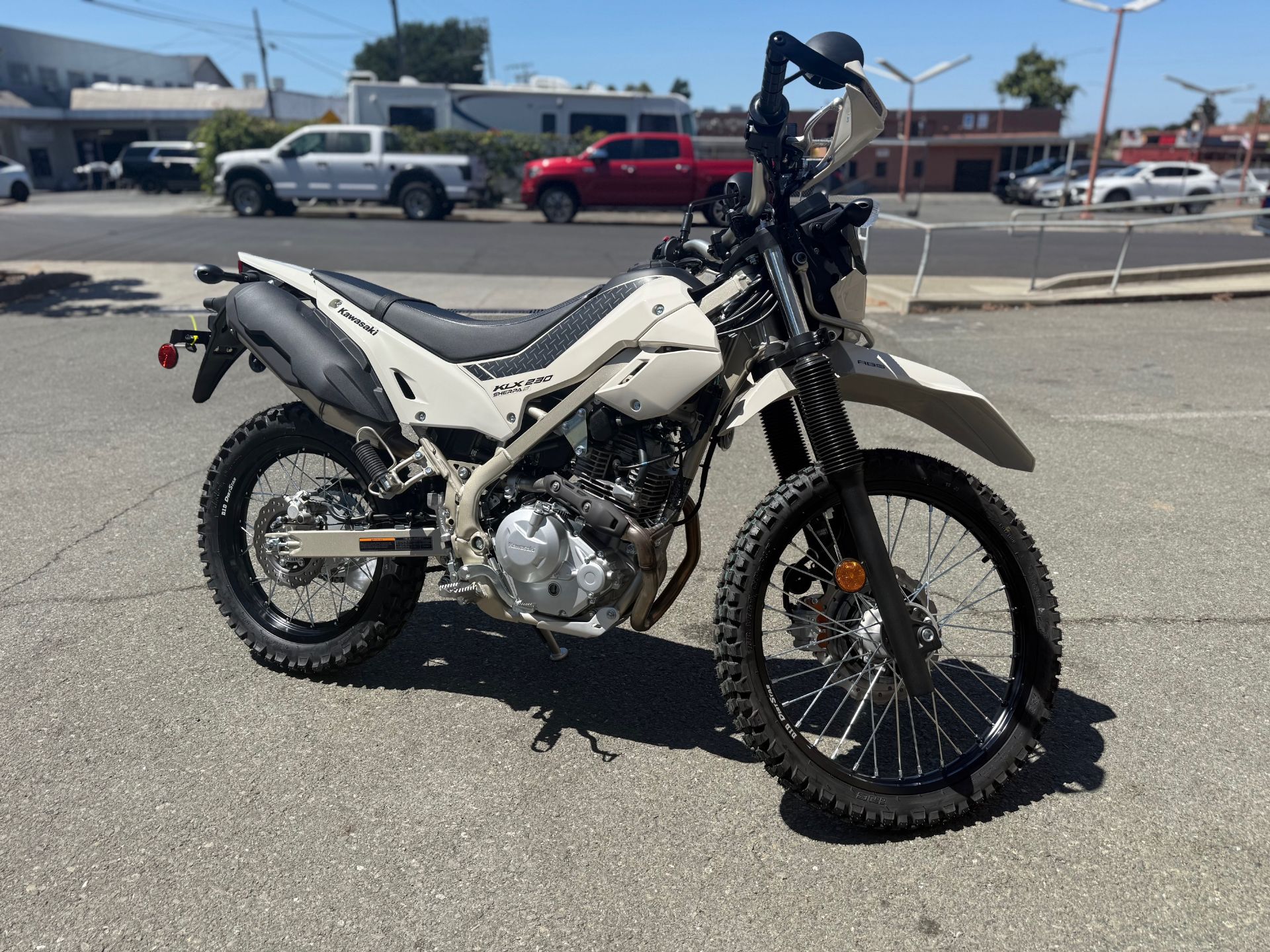 New 2026 Kawasaki KLX 230 SHERPA S ABS Whitish Beige | Motorcycles