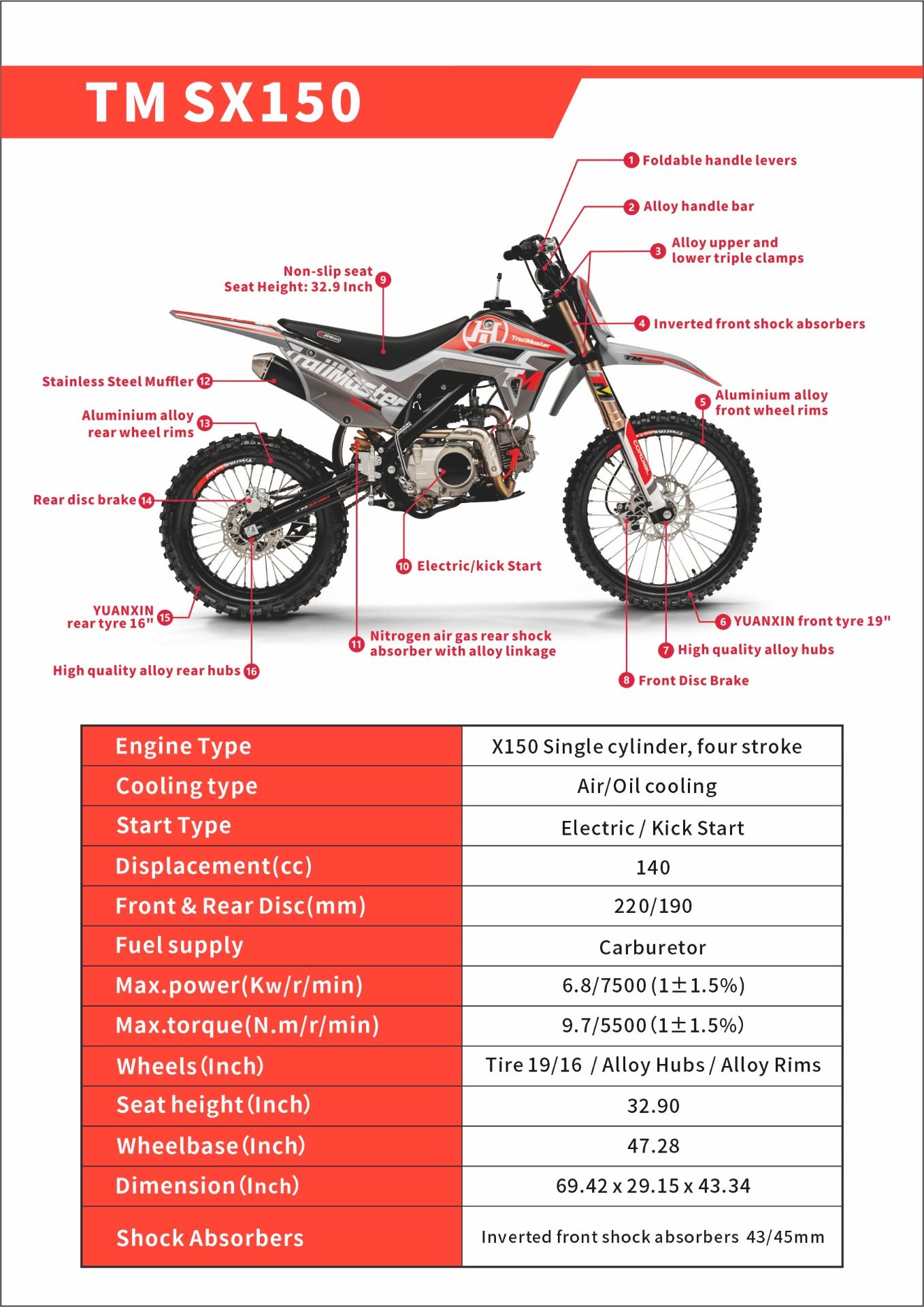 2026  TM SX150 8