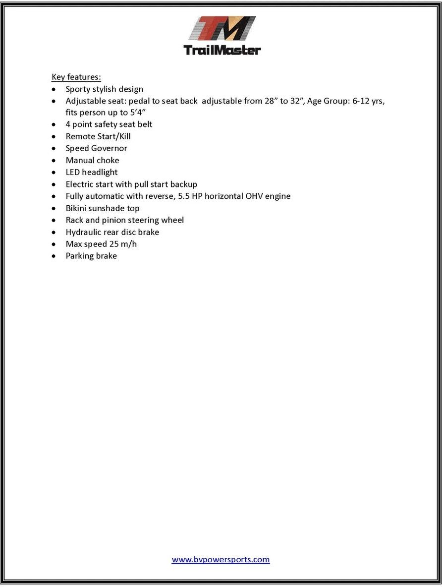 2026 TRAILMASTER POWERSPORTS Cheetah 6 in San Antonio, Texas - Photo 14