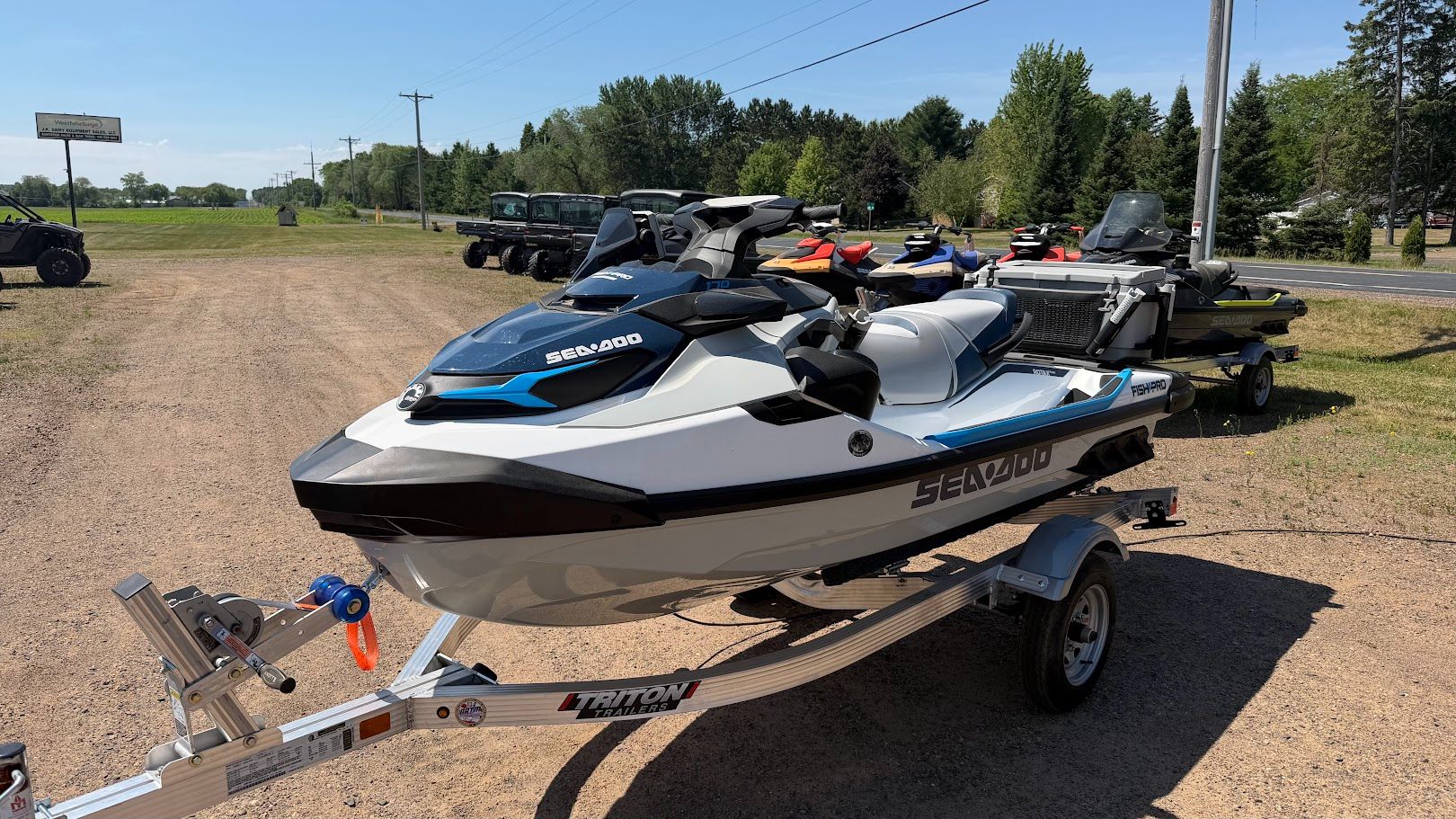 2023 Sea-Doo FishPro Sport 170 + iDF iBR Sound System in Chippewa Falls, Wisconsin - Photo 1