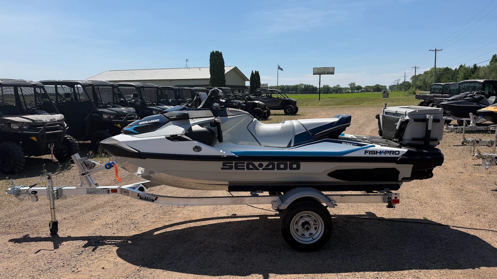 2023 Sea-Doo FishPro Sport 170 + iDF iBR Sound System in Chippewa Falls, Wisconsin - Photo 2