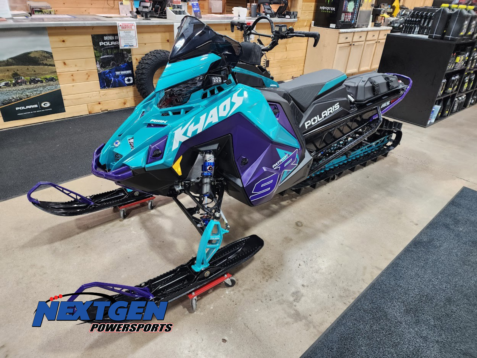 2024 Polaris Patriot 9R RMK Khaos Slash 155 SC in Chippewa Falls, Wisconsin - Photo 1