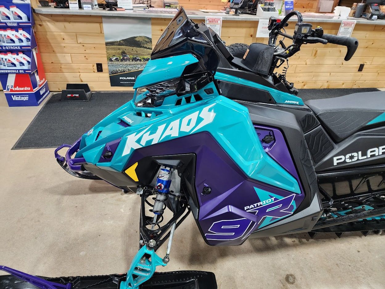 2024 Polaris Patriot 9R RMK Khaos Slash 155 SC in Chippewa Falls, Wisconsin - Photo 3
