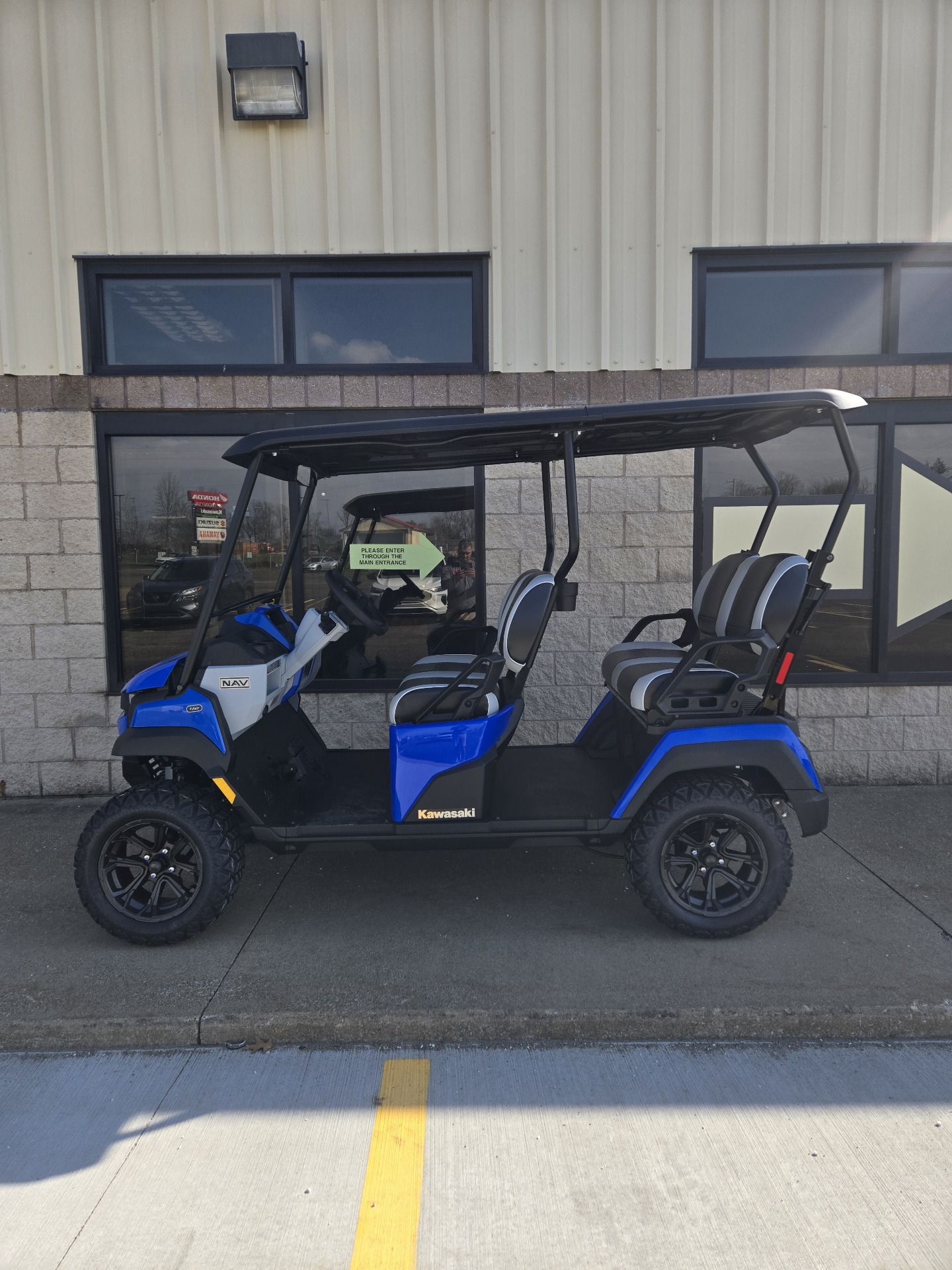 New 2025 Kawasaki NAV® 4e Golf Carts in Canton, OH | Stock Number: N/A