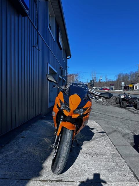 New 2025 Kawasaki Ninja 650 ABS Candy Steel Furnace Orange