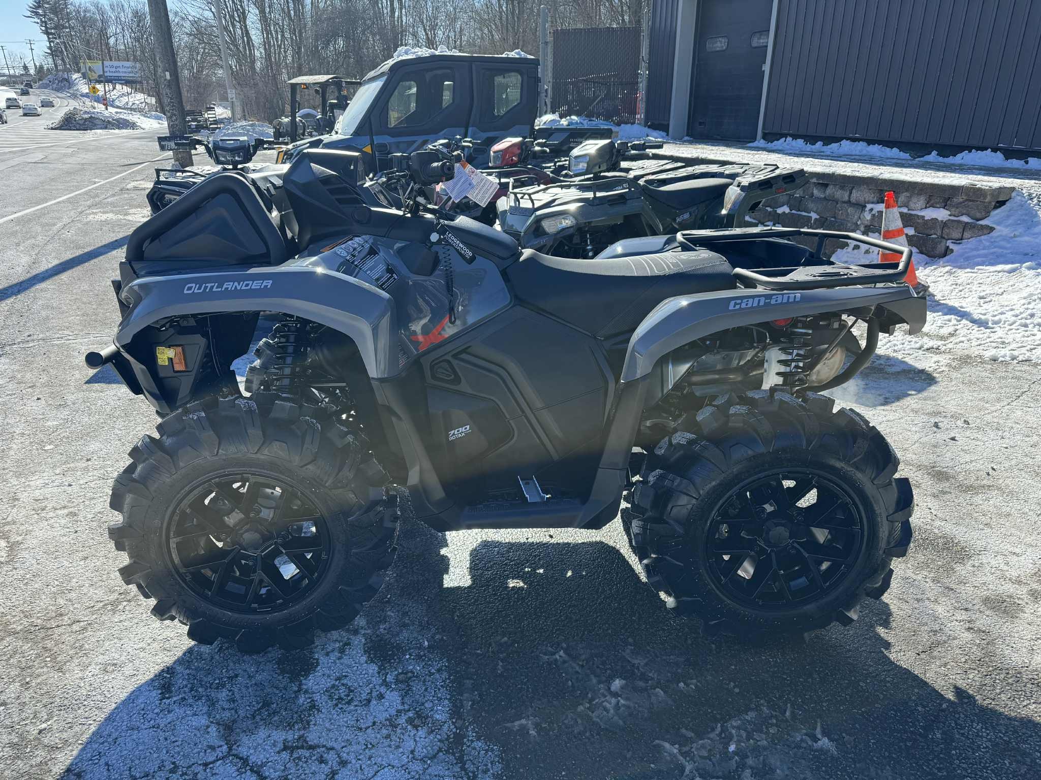 New 2026 Can-Am Outlander X MR 700 Granite Grey | ATVs in Ledgewood NJ ...