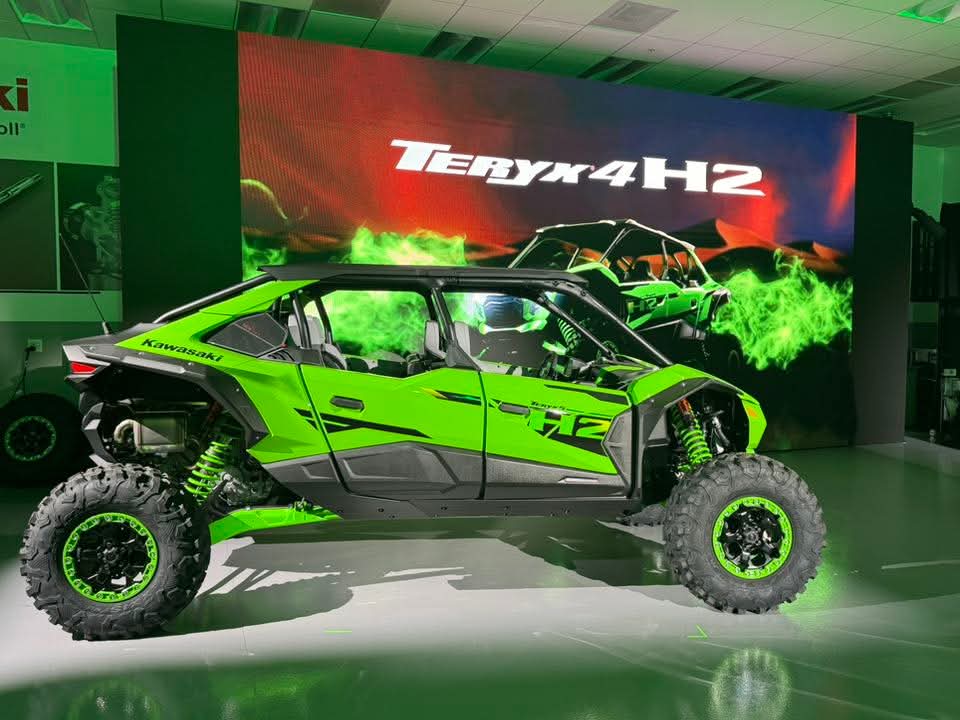 New 2026 Kawasaki TERYX 4 H2 GREEN | Utility Vehicles in Ledgewood
