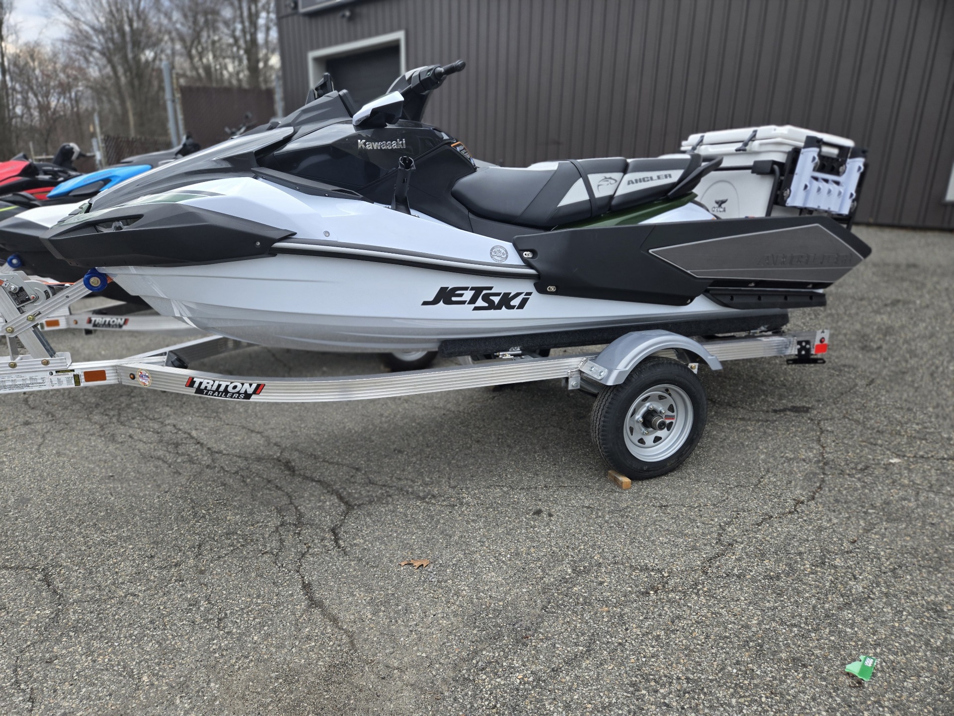 New 2025 Kawasaki Jet Ski Ultra 160LX-S Angler Crystal White