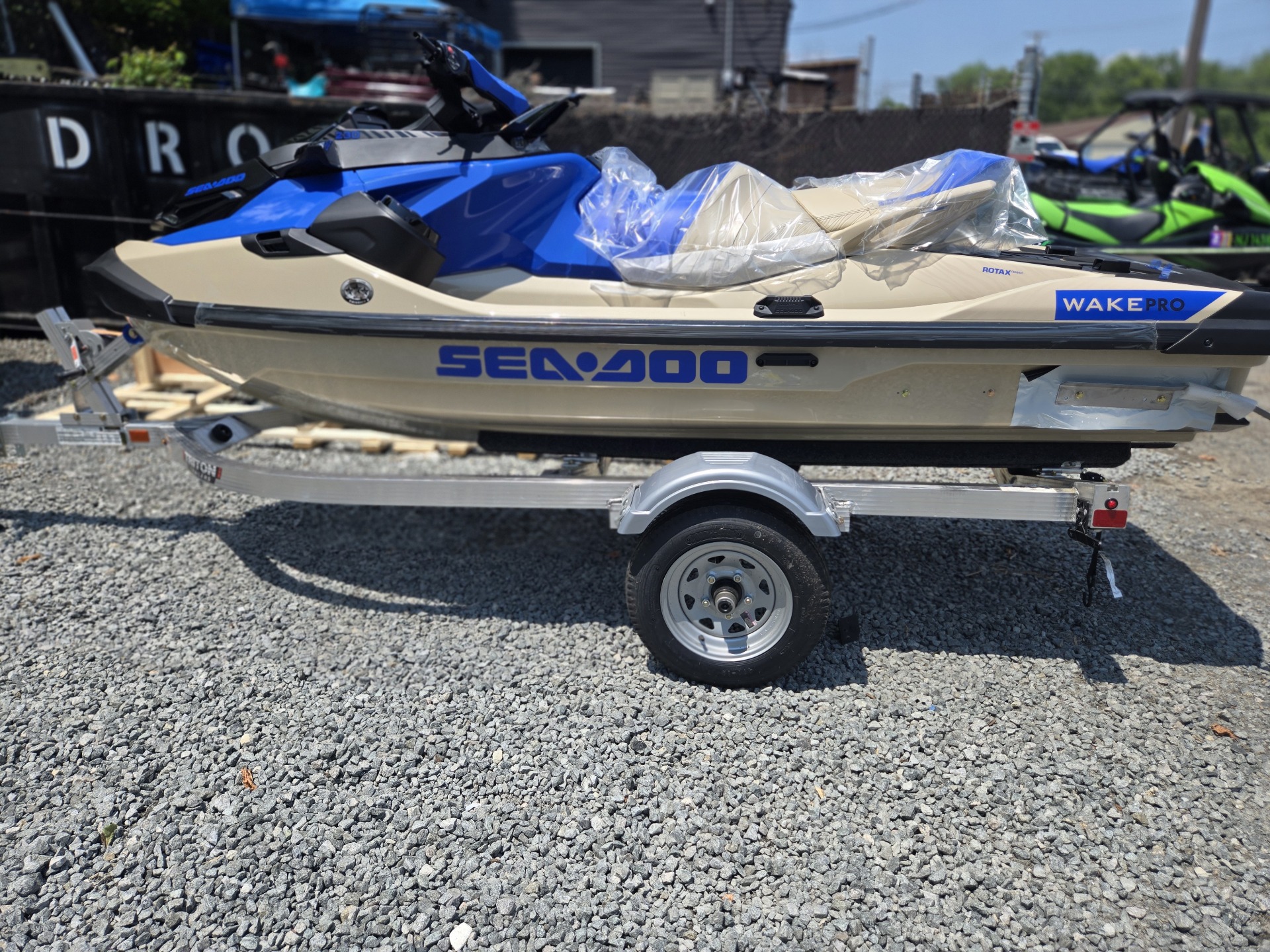 New 2025 Sea-Doo Wake Pro 230 Sand / Dazzling Blue | Watercraft in