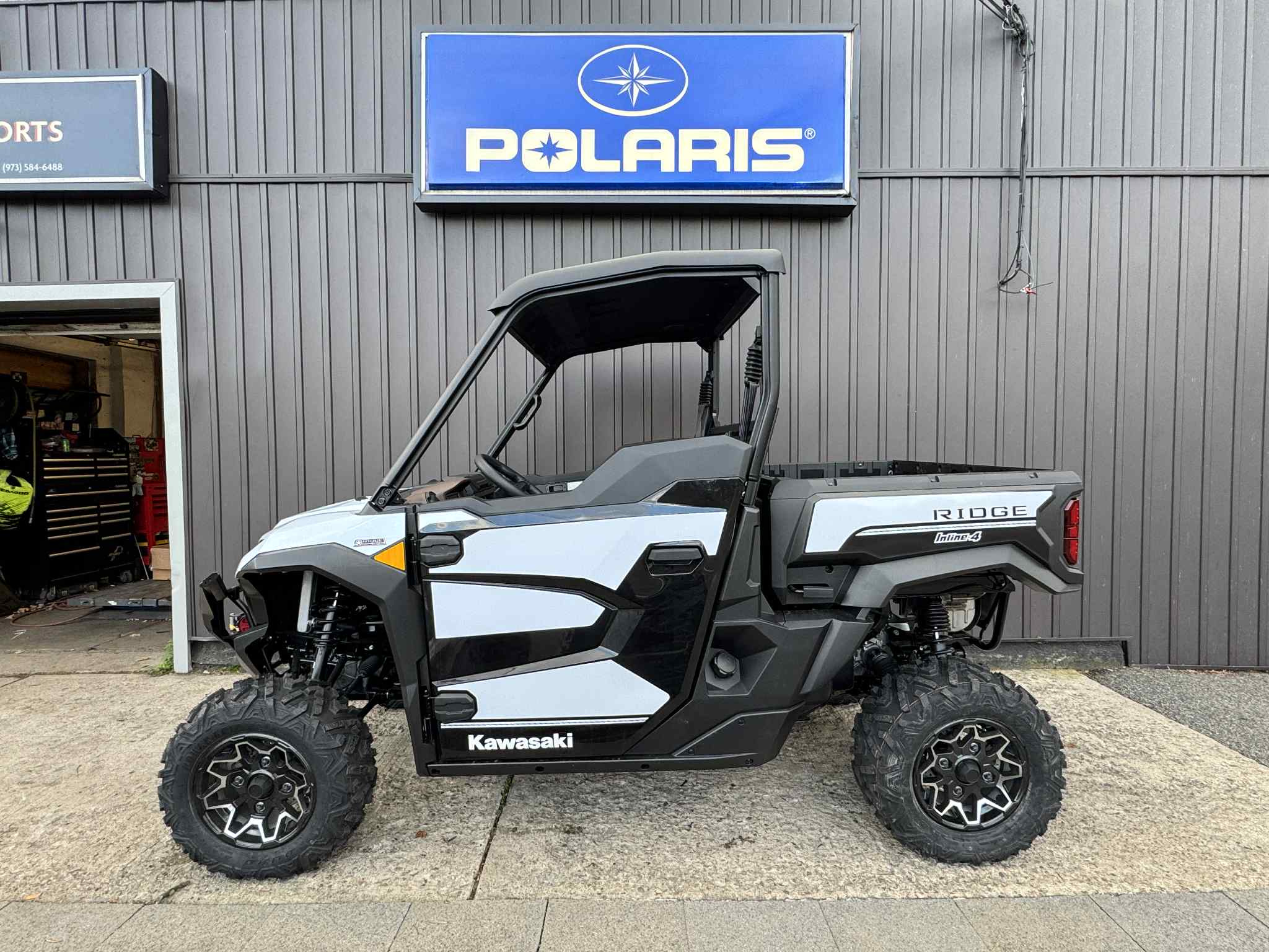 New 2025 Kawasaki RIDGE® Ranch Edition Metallic Stardust White