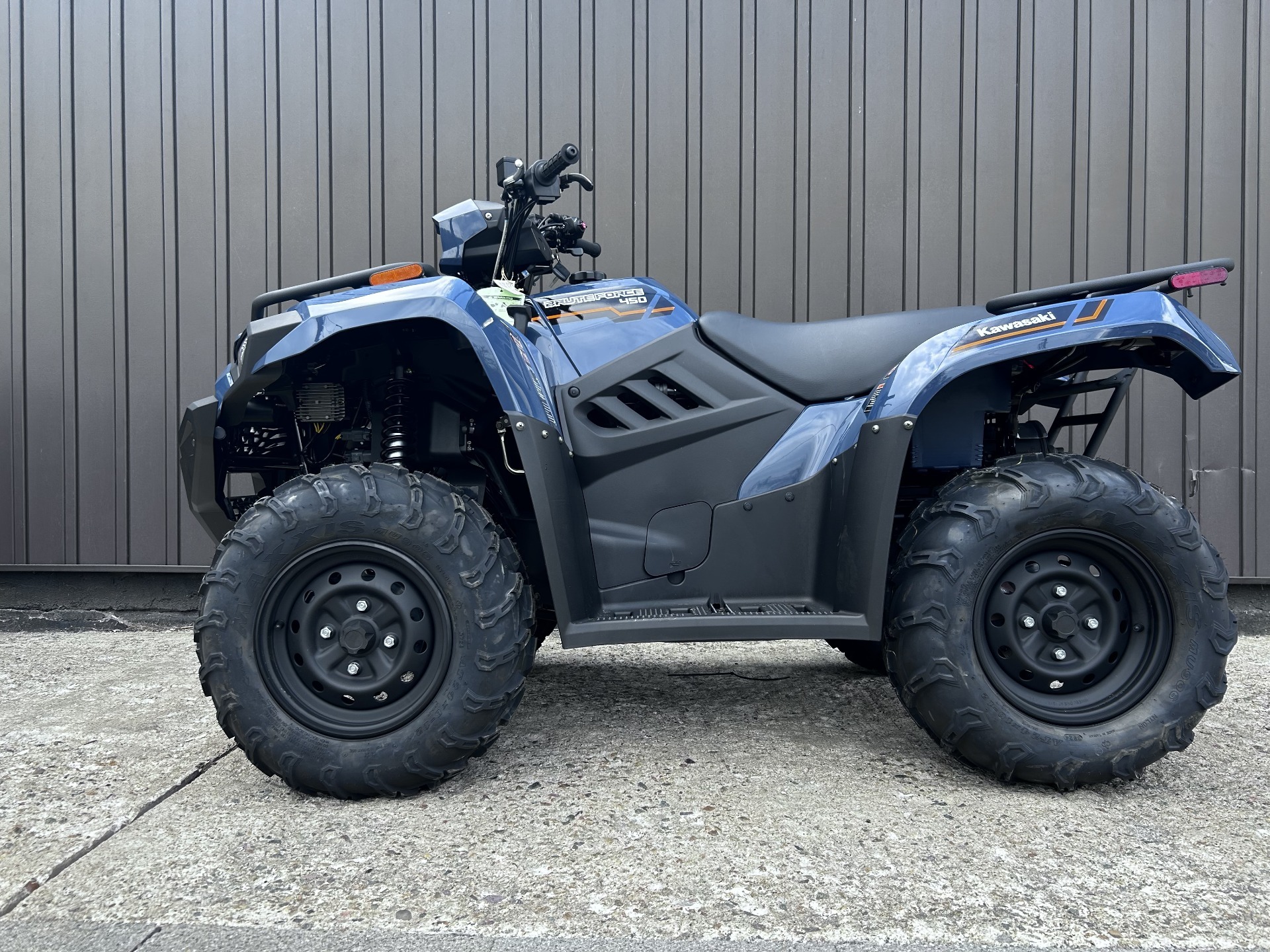 New 2025 Kawasaki Brute Force 450 4x4 Grayish Blue | ATVs in
