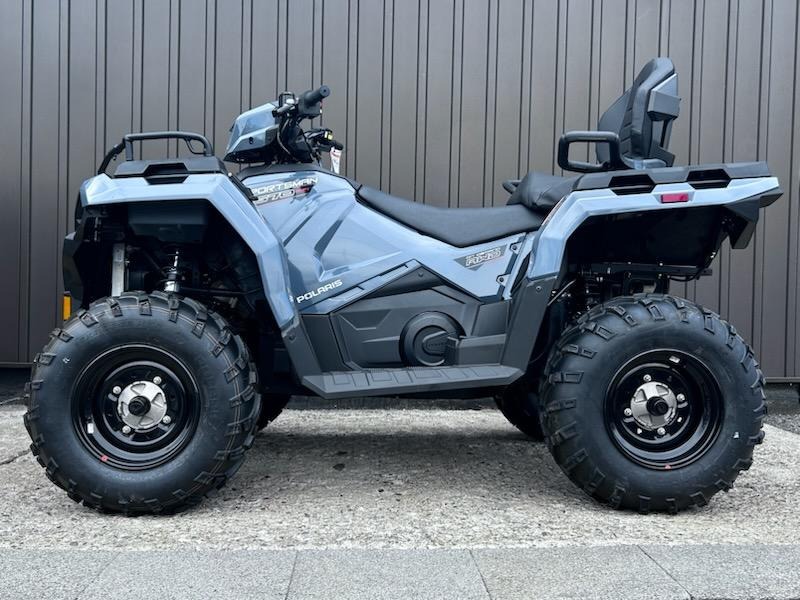 New 2025 Polaris Sportsman Touring 570 EPS Stealth Gray ATVs in