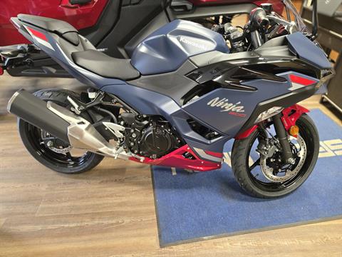 New 2026 Kawasaki Ninja® 500 ABS Metallic Matte Twilight Blue