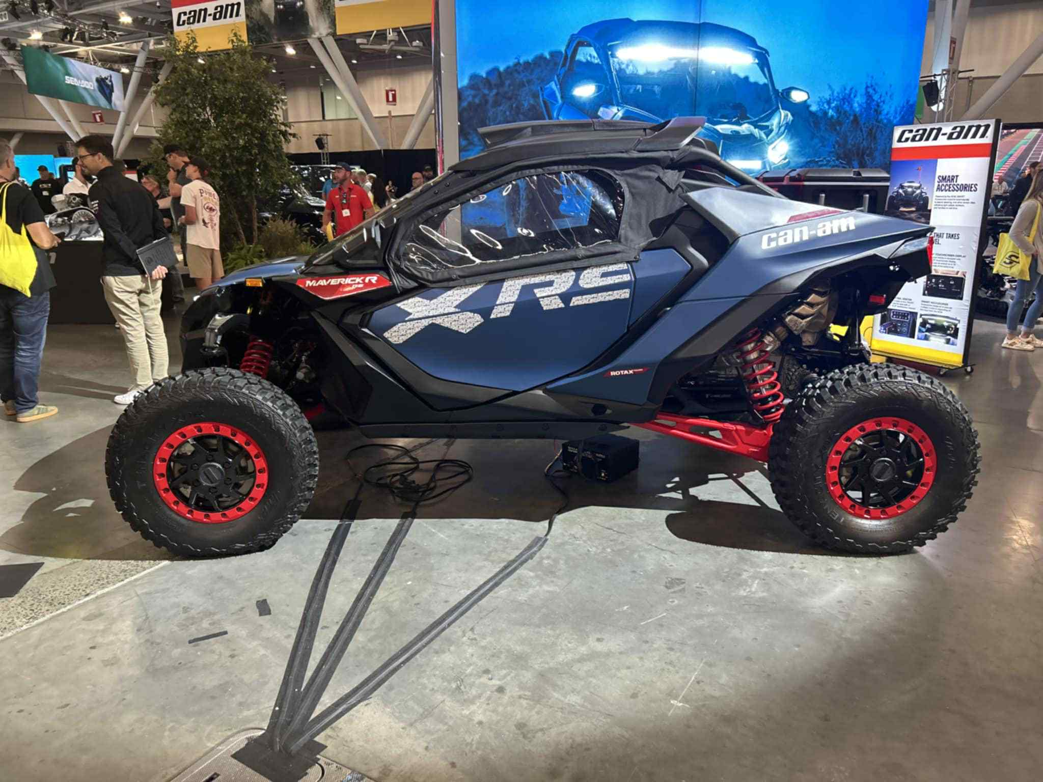 New 2026 Can-Am Maverick R X RS with Smart-Shox Dusty Navy