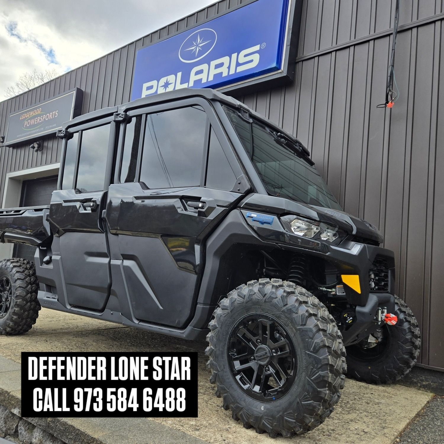 New 2026 Can-Am Defender MAX Lone Star CAB HD11 Stealth Black