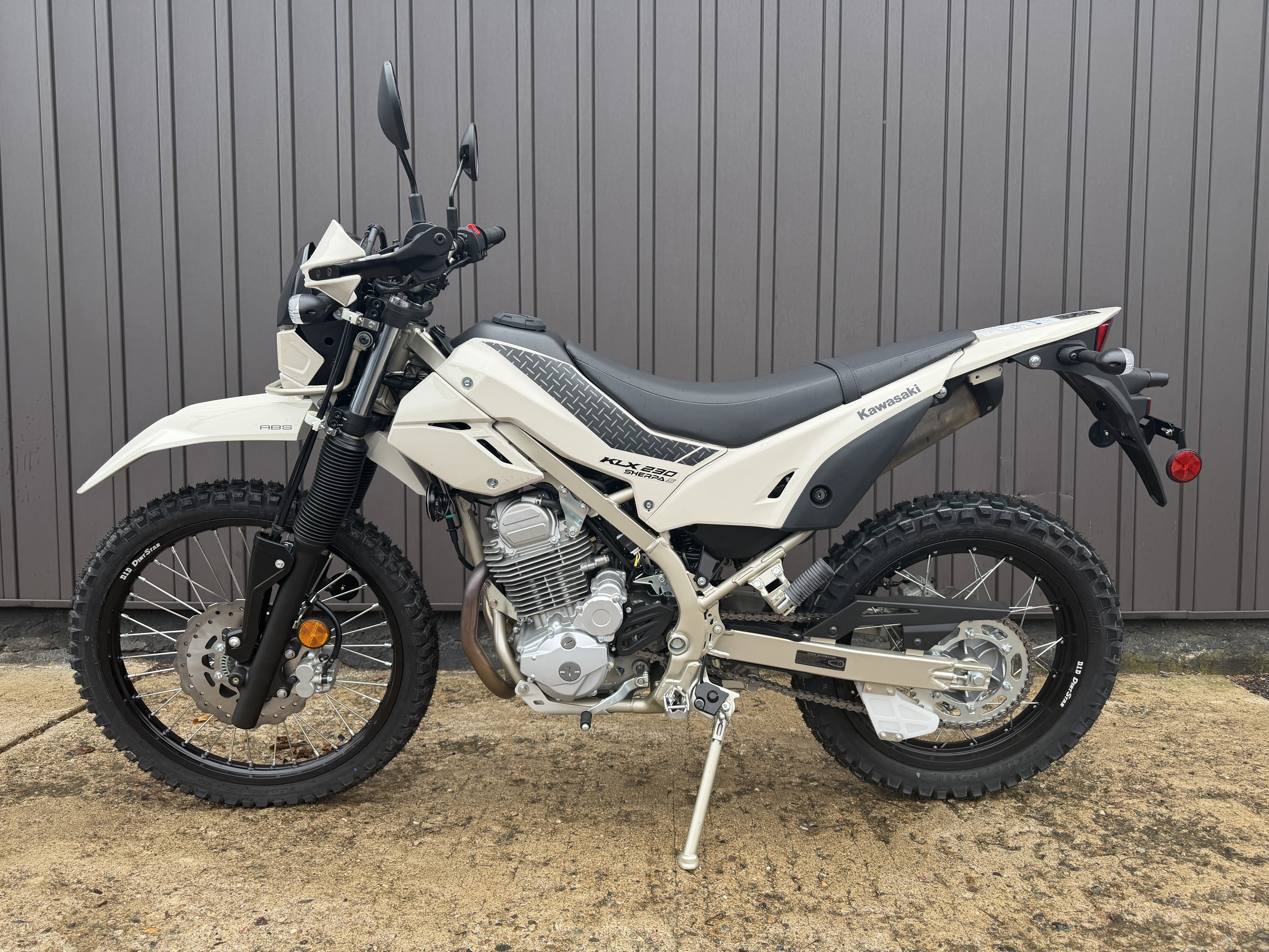 New 2026 Kawasaki KLX®230 SHERPA S ABS Whitish Beige | Motorcycles