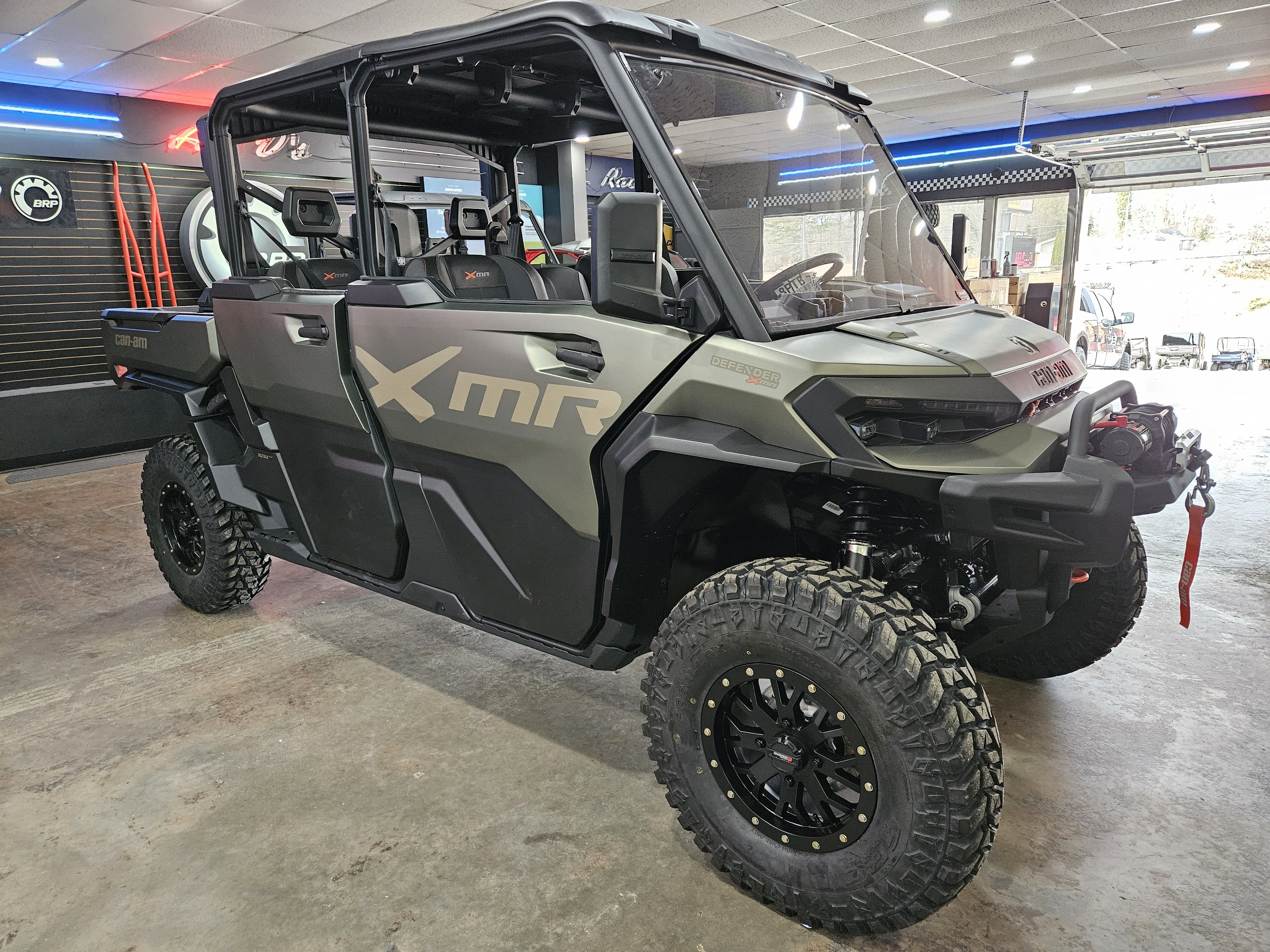 New 2026 Can-Am Defender MAX X MR HD11 With Half-Doors Loft Green