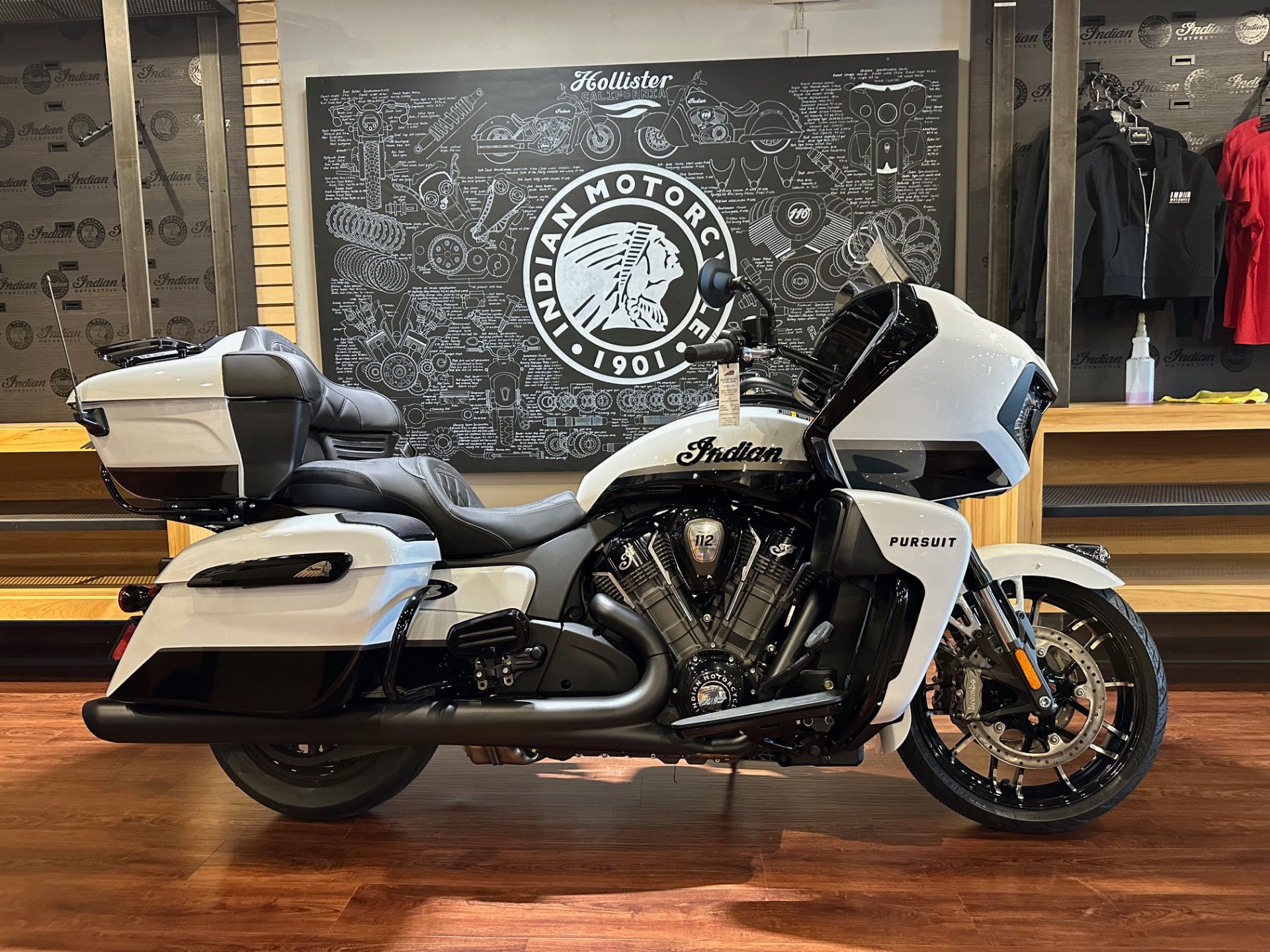 2025 Indian Motorcycle Pursuit® Dark Horse® with 112 and Powerband Audio Package in Hollister, California - Photo 1