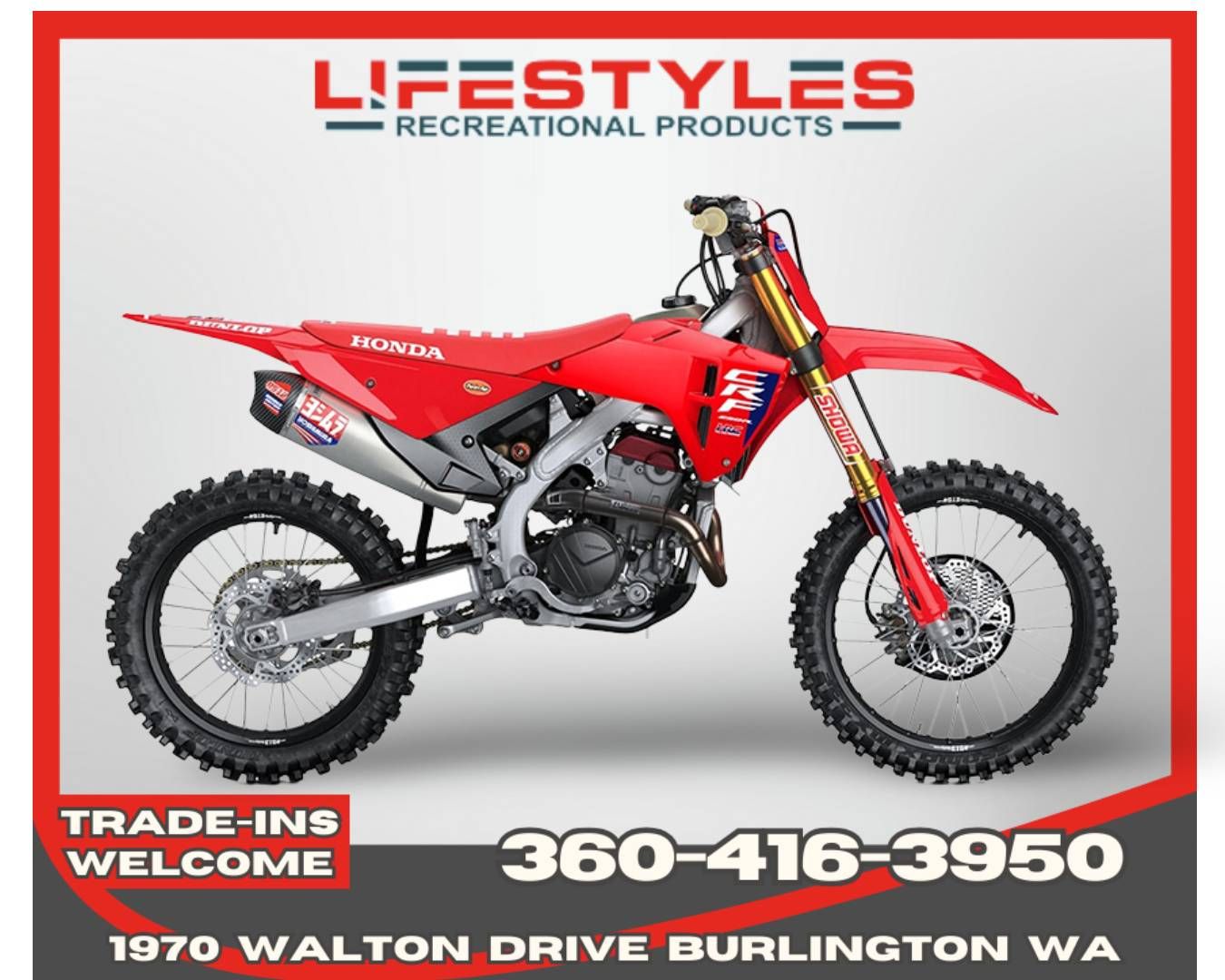 2026 Honda CRF450R in Burlington, Washington - Photo 1