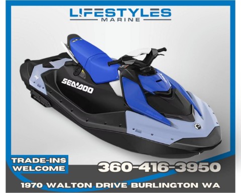 2026 Sea-Doo Spark for 3 90 hp + Convenience package with iBR in Burlington, Washington - Photo 1