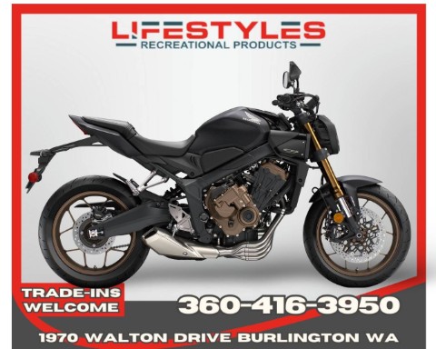 2026 Honda CB650R E-Clutch in Burlington, Washington - Photo 1