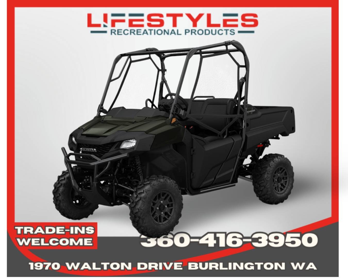 2026 Honda Pioneer 700 Deluxe in Burlington, Washington - Photo 1