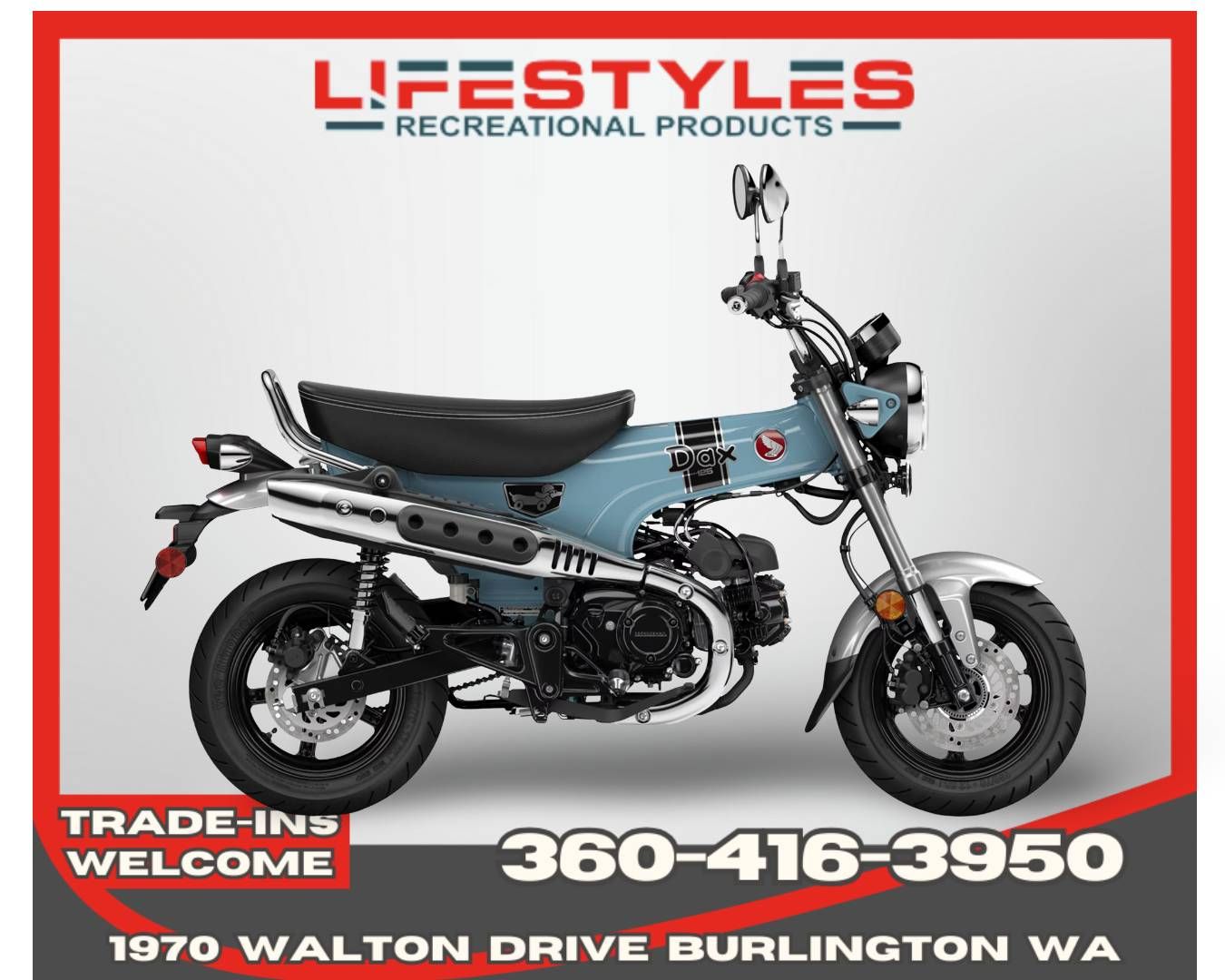 2025 Honda Dax 125 in Burlington, Washington - Photo 1