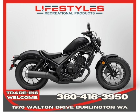 2026 Honda Rebel 300 E-Clutch in Burlington, Washington - Photo 1