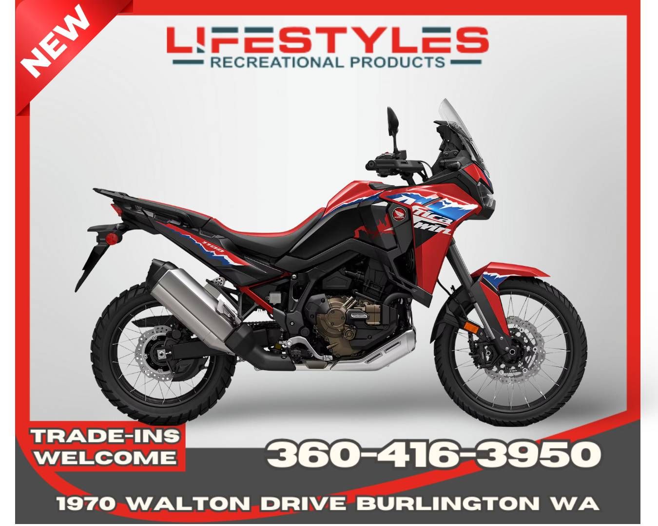 2024 Honda Africa Twin DCT in Burlington, Washington - Photo 1