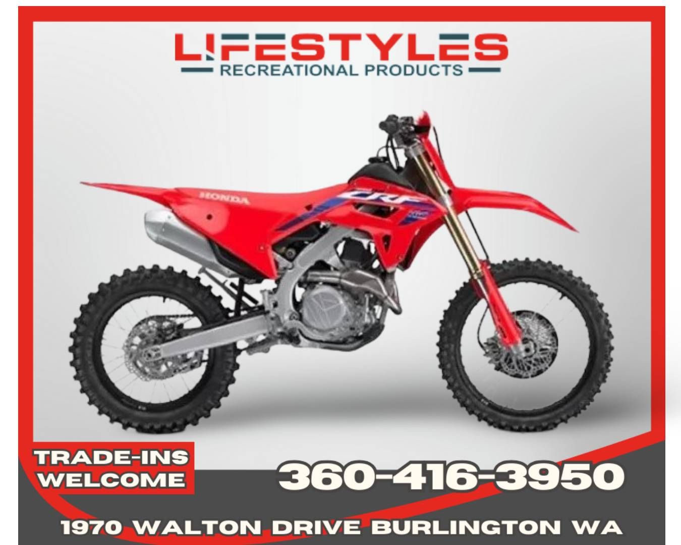2026 Honda CRF450RX in Burlington, Washington - Photo 1