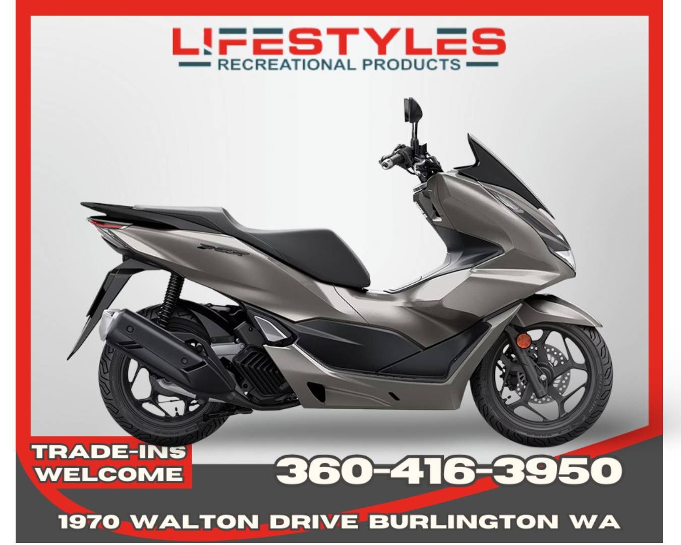 2024 Honda PCX in Burlington, Washington - Photo 1