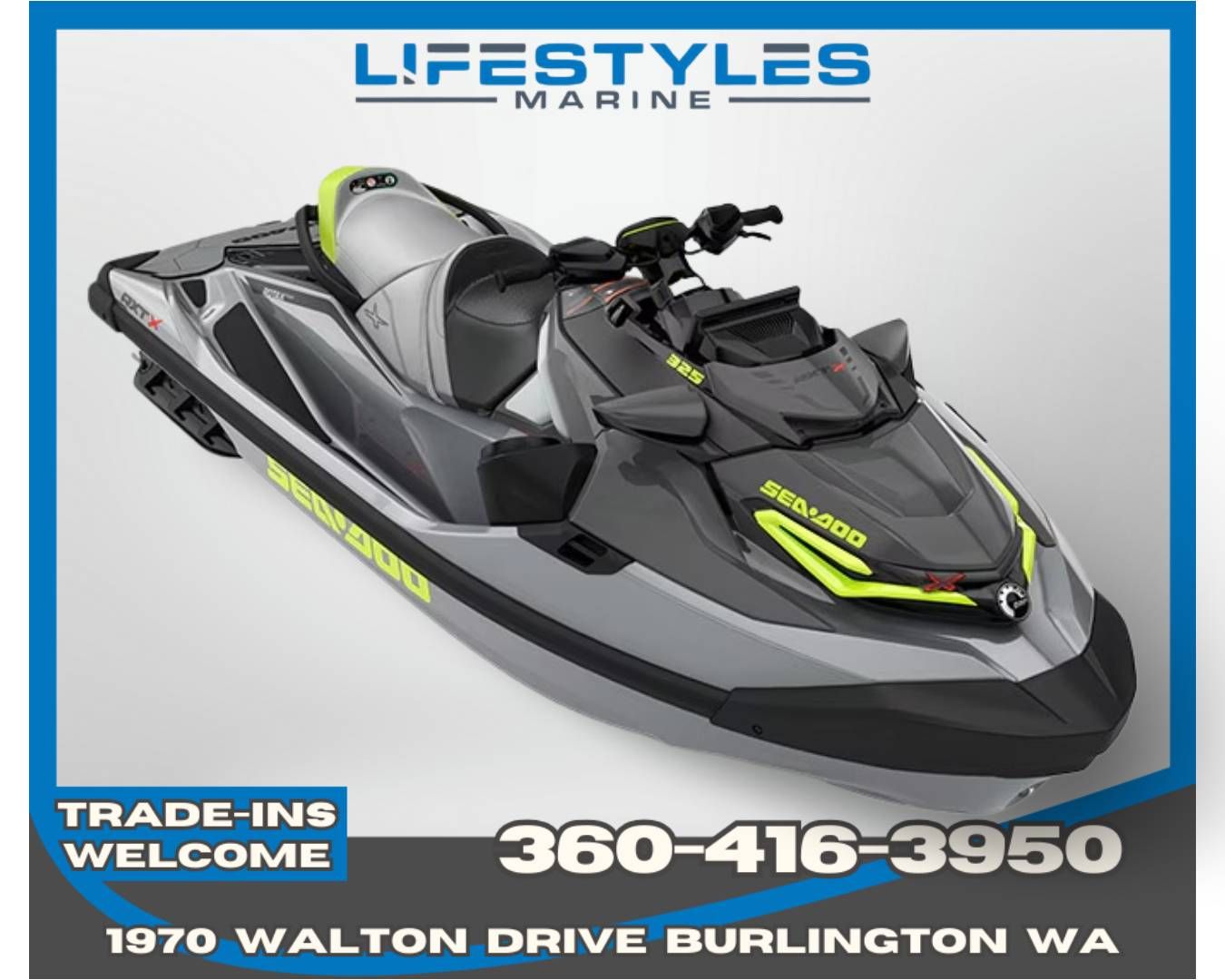 2026 Sea-Doo RXT-X 325 + Tech Package in Burlington, Washington - Photo 1