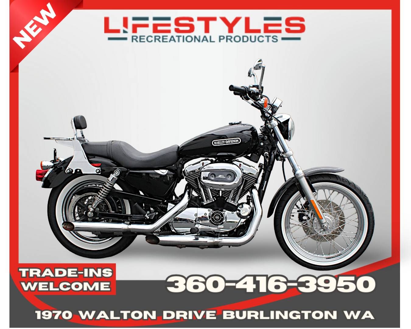 2006 Harley-Davidson Sportster® 1200 Low in Burlington, Washington - Photo 1