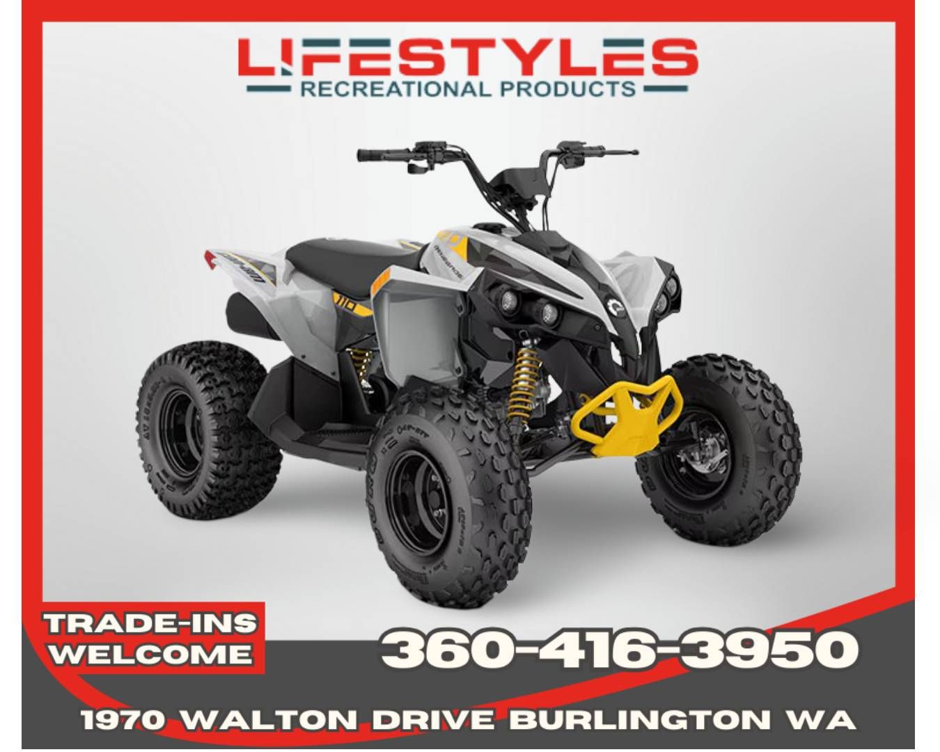 2026 Can-Am Renegade 110 EFI in Burlington, Washington - Photo 1