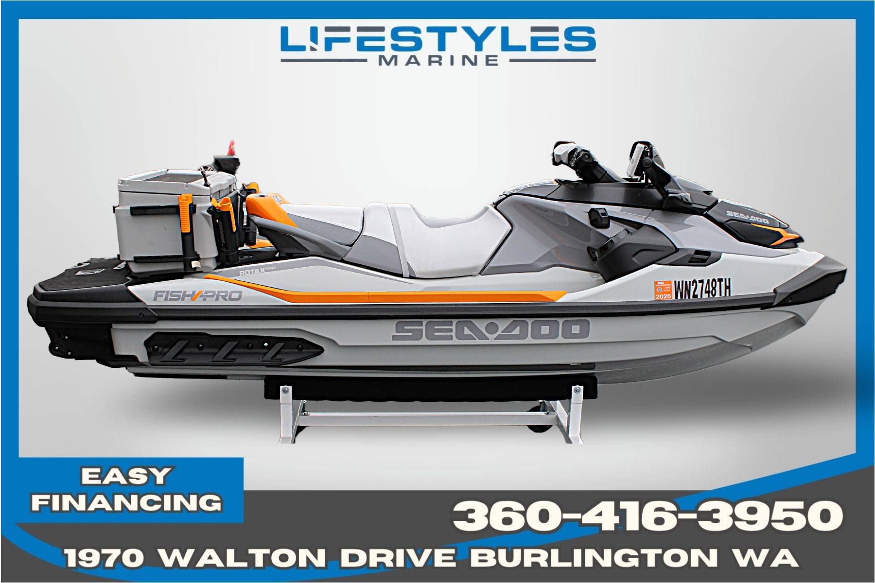 2023 Sea-Doo FishPro Trophy 170 + iDF iBR Tech Package in Burlington, Washington - Photo 1