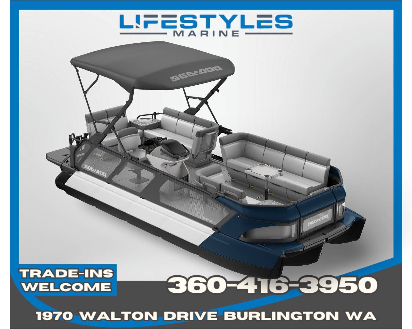 2026 Sea-Doo Switch Cruise 21 - 300 hp - Tech Package in Burlington, Washington - Photo 1