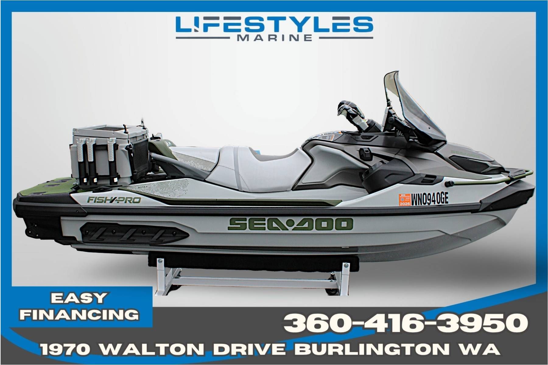 2025 Sea-Doo FishPro Apex 300 in Burlington, Washington - Photo 1
