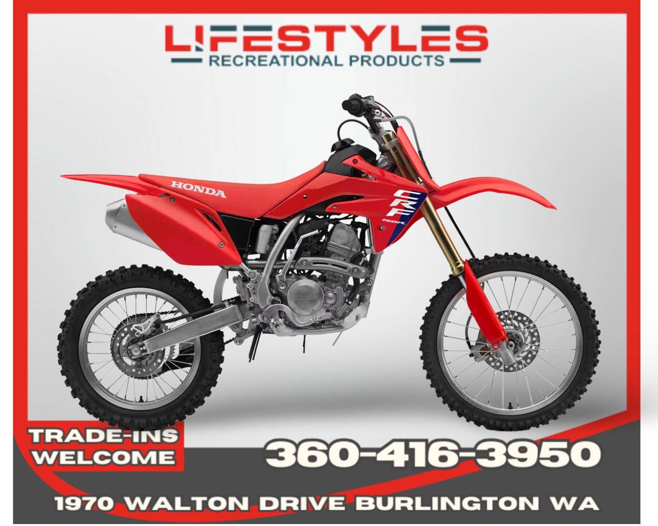 2026 Honda CRF150R Expert in Burlington, Washington - Photo 1
