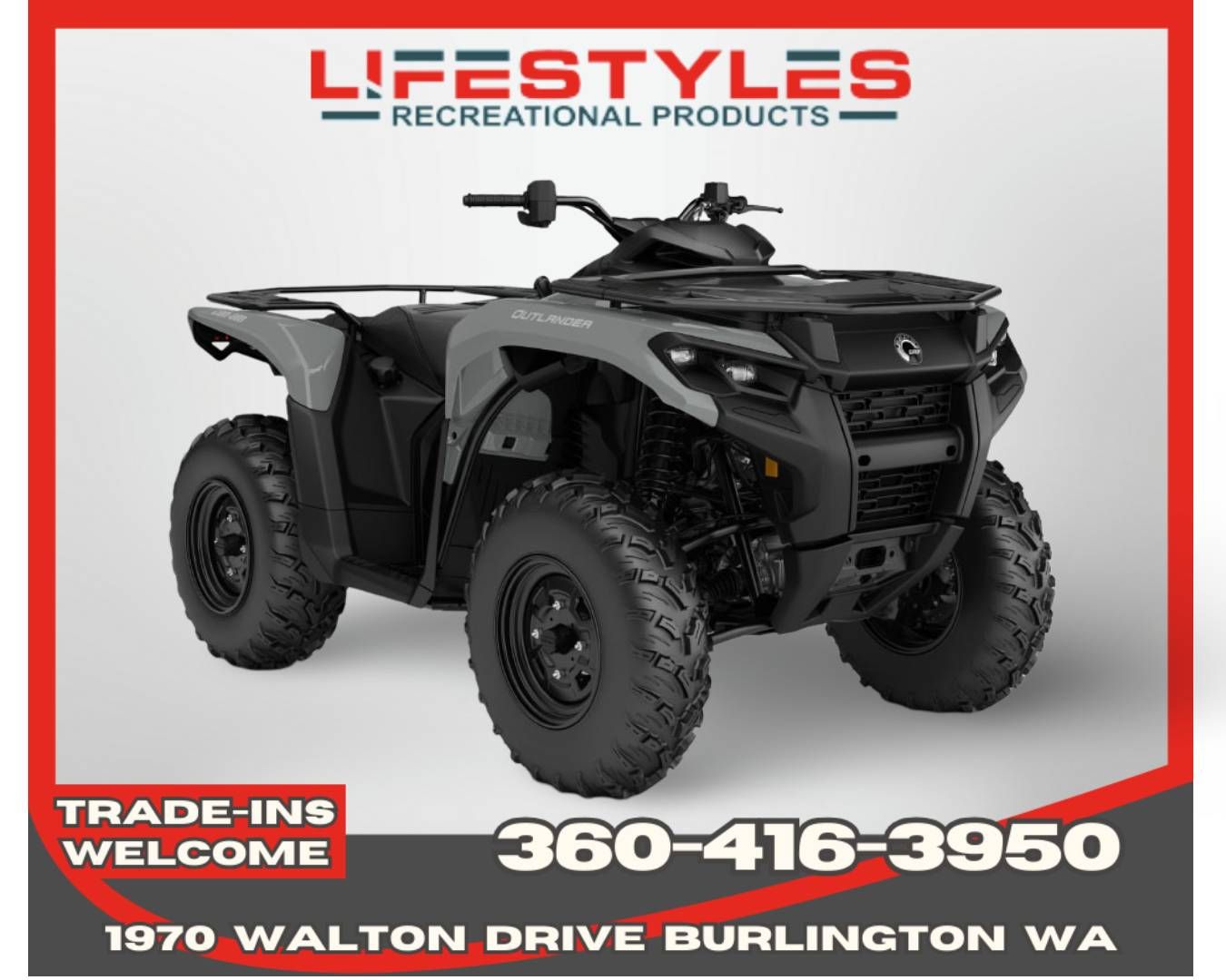 2026 Can-Am Outlander 500 in Burlington, Washington - Photo 1