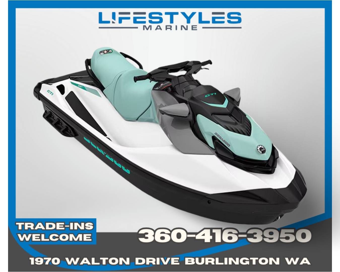 2026 Sea-Doo GTI 130 in Burlington, Washington - Photo 1