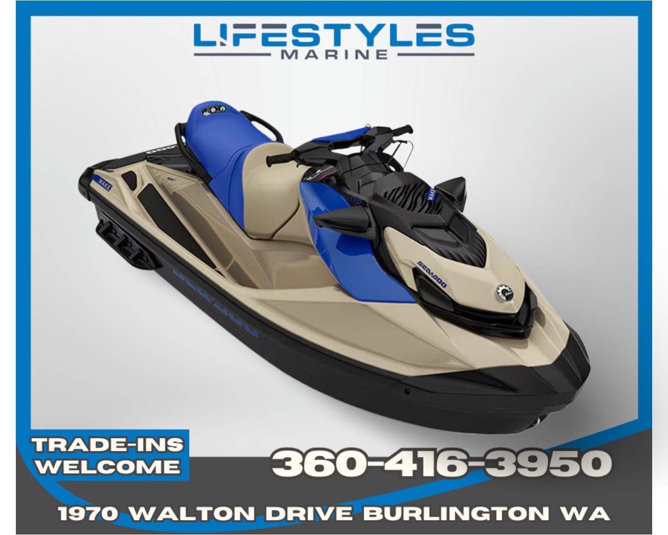 2026 Sea-Doo Wake 170 + iDF, iBR for sale 1316325