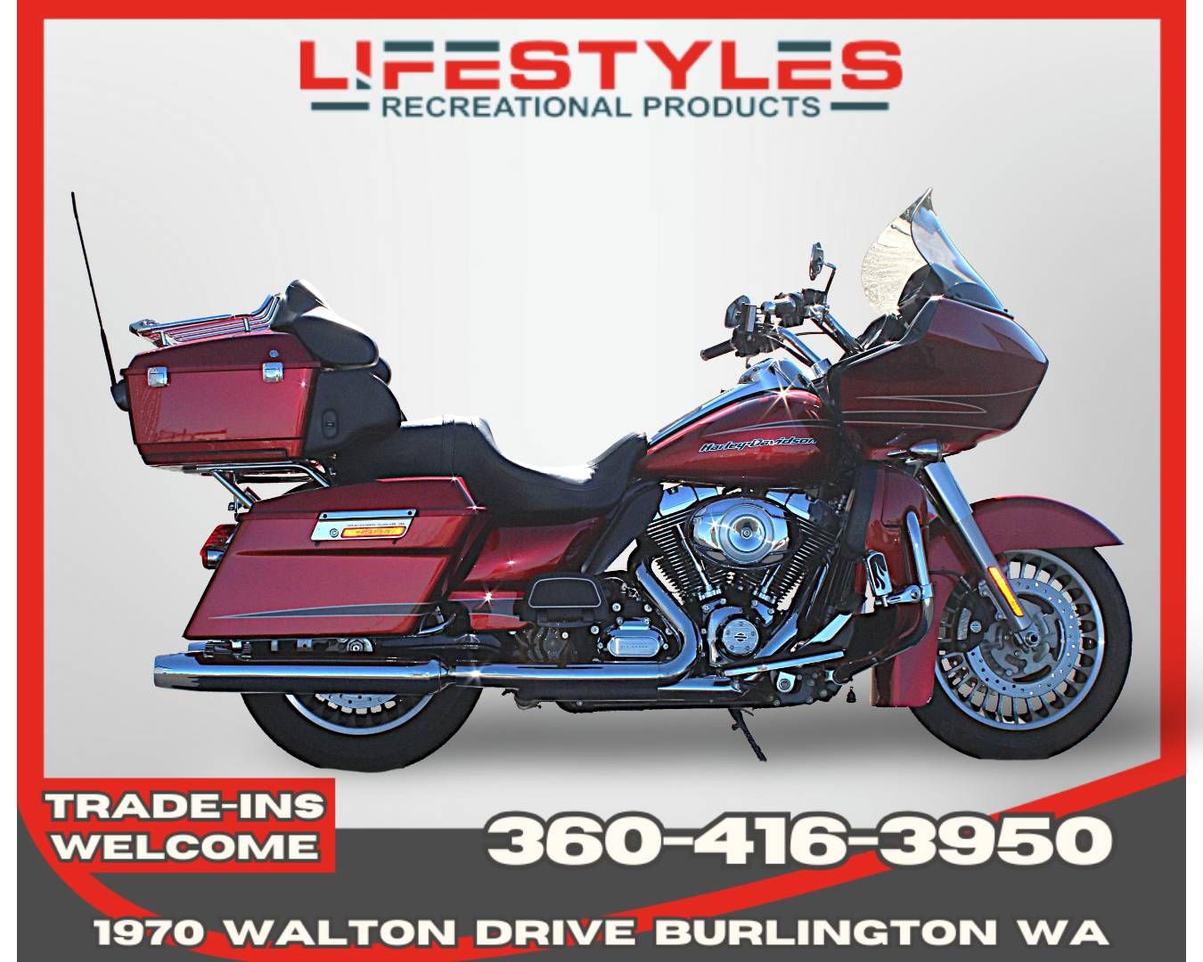 2013 Harley-Davidson Road Glide® Ultra in Burlington, Washington - Photo 1