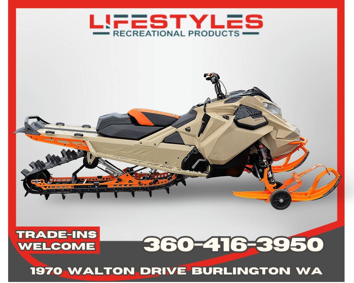 2022 Ski-Doo Freeride 154 850 E-TEC Turbo SHOT PowderMax Light 3.0 w/ FlexEdge in Burlington, Washington - Photo 1