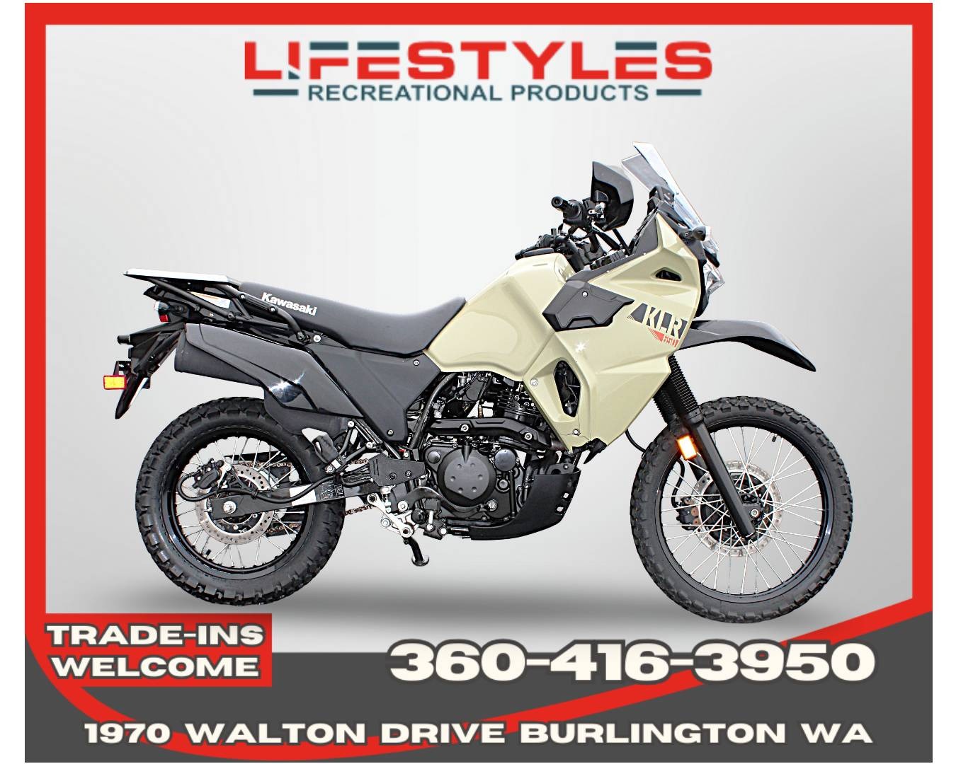 2022 Kawasaki KLR 650, Burlington WA | Used Motorcycles for Sale: Specs ...