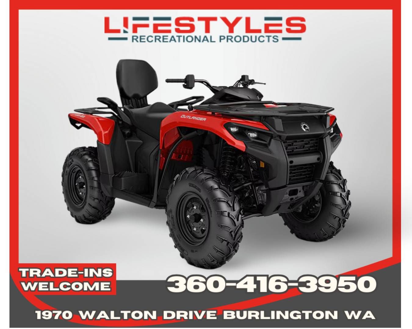 2026 Can-Am Outlander MAX DPS 500 in Burlington, Washington - Photo 1