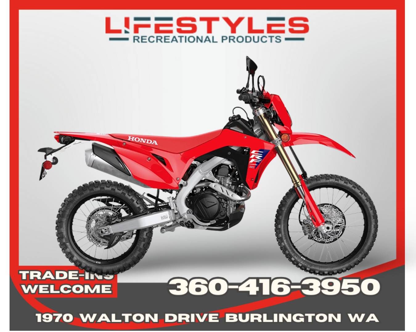2026 Honda CRF450RL in Burlington, Washington - Photo 1