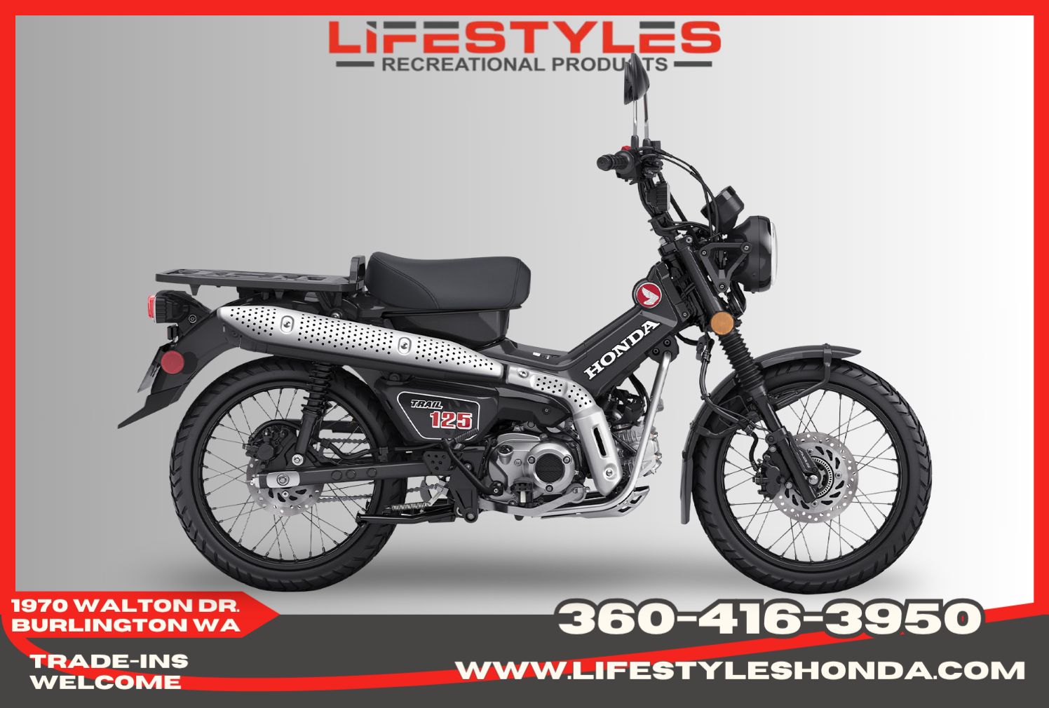 2026 Honda Trail125 in Burlington, Washington - Photo 1